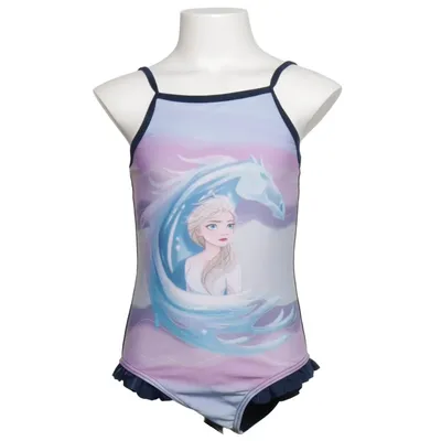 Maillot de bain une pièce (Bleu, Violet, Gris) de Disney Frozen Élasthane, Polyester