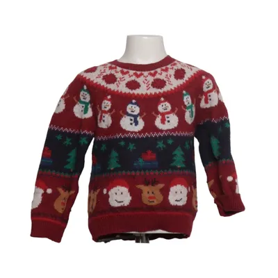 Julesweater (Rød, Blå, Flerfarvet) fra Fancy Bomuld, Polyamid, Polyester, Uld