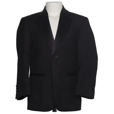 Tuxedo jacket (Black) from Alexander Dobell Polyester, Viscose