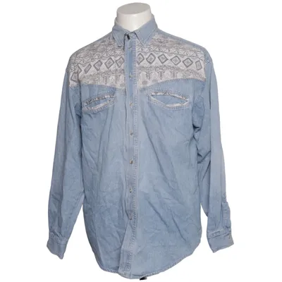Chemise en jean (Bleu) de The Collection Coton