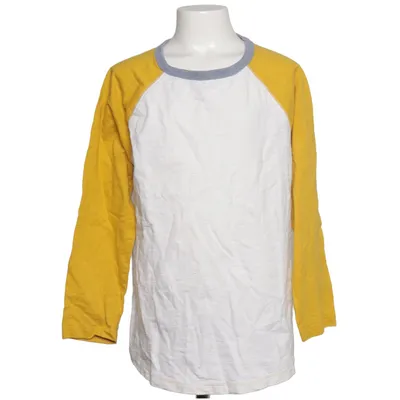 Honkball T-shirt (Wit, Geel) van Johnnie B Katoen