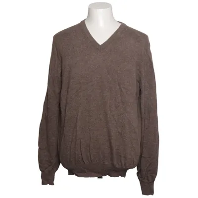 Pullover (Brown) from Hackett Merino wool, Polyamide, Viscose