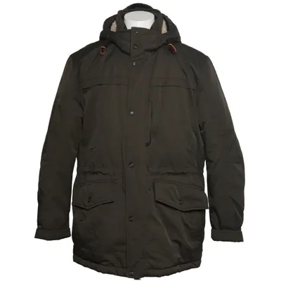 Parka (Green, Orange) from Nils Sundström Cotton, Polyamide, Polyester