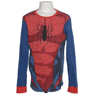 Langærmet t-shirt (Rød, Blå, Flerfarvet) fra H&M x Marvel Bomuld