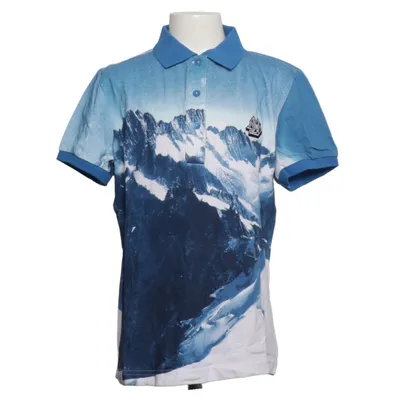Poloshirt (Blauw, Wit) van Drop Dead Katoen