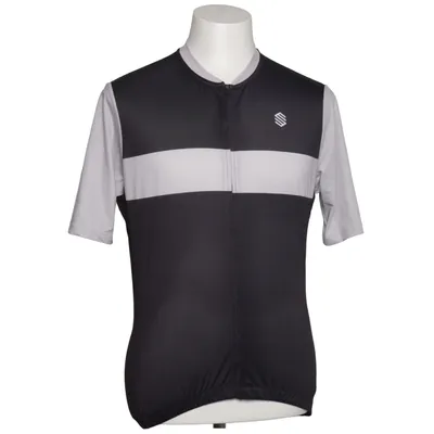 Maillot de vélo (Noir, Gris) de Siroko Élasthane, Polyester