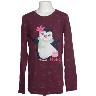 Langærmet t-shirt (Lilla) fra Kids Bomuld, Elastan