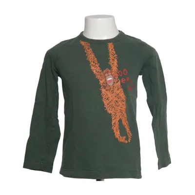Långärmad t-shirt (Grön, Orange) från Mini Boden Bomull