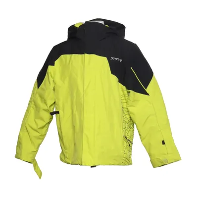 Ski jacket (Black, Yellow) from Spyder Nylon, Polyester