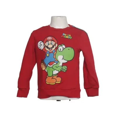 Sweatshirt (Rouge) de Super Mario Coton, Polyester