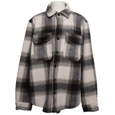 Overshirt (Black, White, Gray) from Kiabi Acrylic, Polyester, Viscose