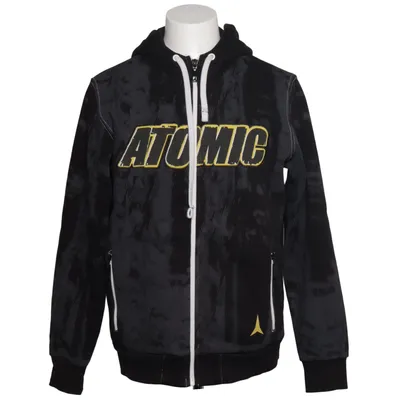 Capuchon sweater (Zwart, Grijs) van Atomic Katoen, Polyester