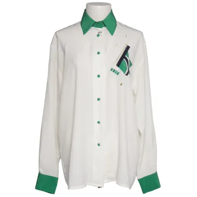 Chemise (Blanc, Vert) de Jacques Vert Polyester
