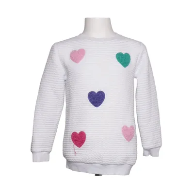 Sweatshirt (White, Multicolored) from Koko Noko Cotton, Elastane, Polyester