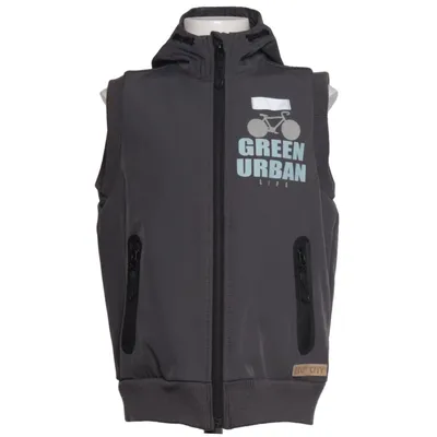 Gilet d'extérieur (Gris) de Zebralino Élasthane, Polyester
