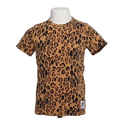 T-shirt (Brun, Sort, Flerfarvet) fra Mini Rodini Elastan, Lyocell