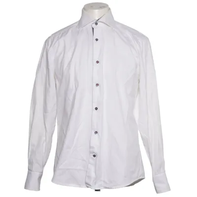 Shirt (White, Blue) from Camouflage Cotton