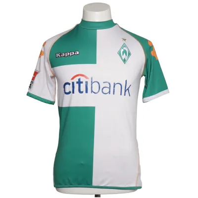 Fotbollströja (Vit, Grön, Flerfärgad) från Kappa Elastan, Polyester
