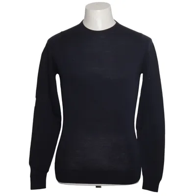 Strickpullover (Blau) von John Smedley Merinowolle