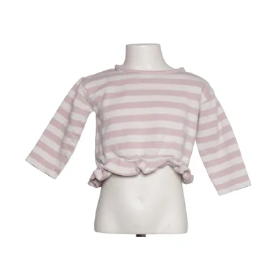Langærmet t-shirt (Pink, Hvid) fra Gocco