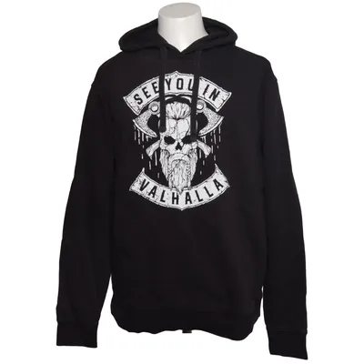 Hoodie (Black) from Russell Cotton, Polyester