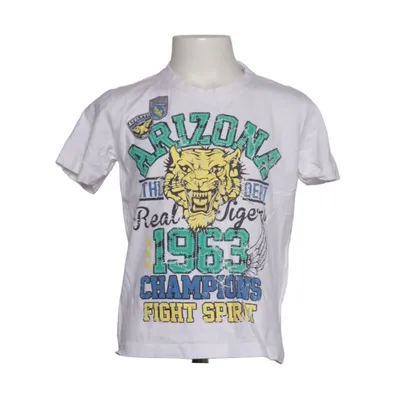 T-shirt (Hvid, Flerfarvet) fra West Coast Bomuld
