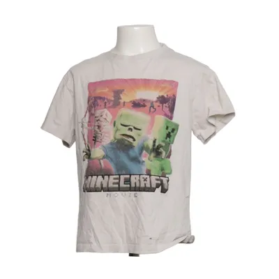 T-shirt (Hvid, Flerfarvet) fra Mojang
