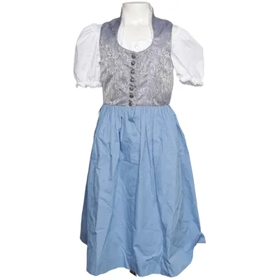 Dirndl (Blå, Hvid) fra Herzglúck Bomuld, Polyester