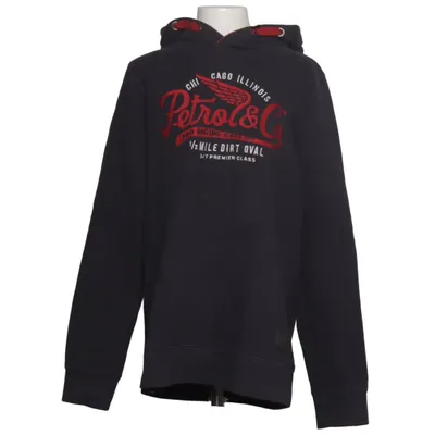 Kapuzenpullover (Blau, Rot) von Petrol Baumwolle, Polyester