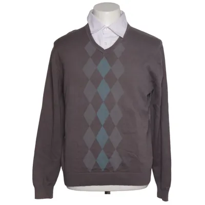 Pullover (Grijs, Blauw, Wit) van Cutting Edge Katoen, Polyester