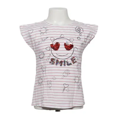 T-shirt (Vit, Röd) från Losan