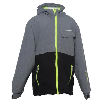 Skijacke (Grau, Schwarz, Grün) von Y.F.K Polyester