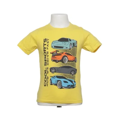 T-shirt (Geel, Meerkleurig) van Dopo Dopo Katoen