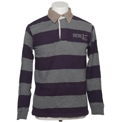 Maillot de rugby (Violet, Gris) de Basic Line Coton