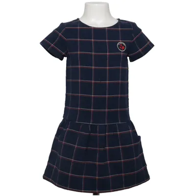 Dress (Blue, White, Red) from Okaïdi Polyester, Viscose
