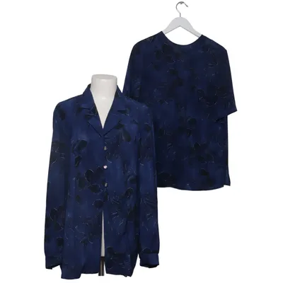 Blouse (Blue, Black) from Delmod Polyester
