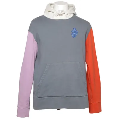 Hoodie (Gray, Multicolored) from JW Anderson Cotton, Elastane