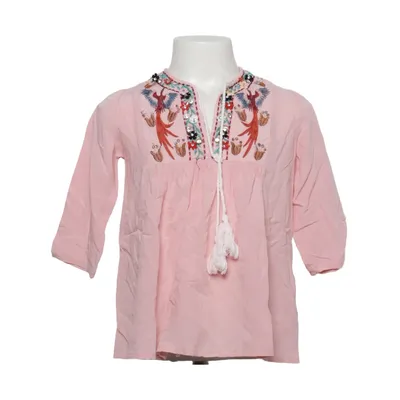 Blouse (Pink) from Kids Star Cotton, Elastane