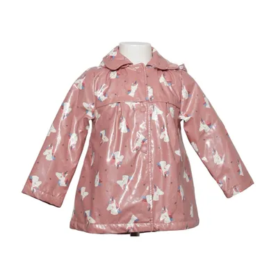 Rain jacket (Pink, Multicolored) from Au Pareil Au Même Cotton, Polyester