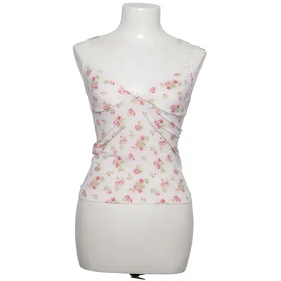 Tank Top (White, Pink, Green) from Queentex Elastane, Polyamide