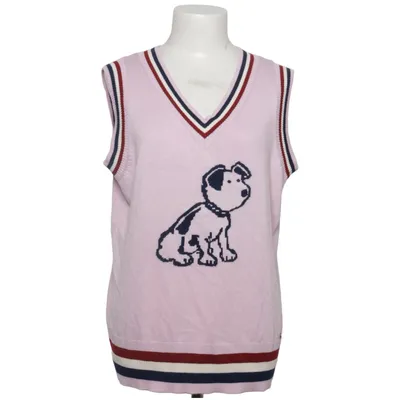 Pull sans manches (Rose, Multicolore) de Strandfein Cachemire, Polyamide, Polyester, Viscose