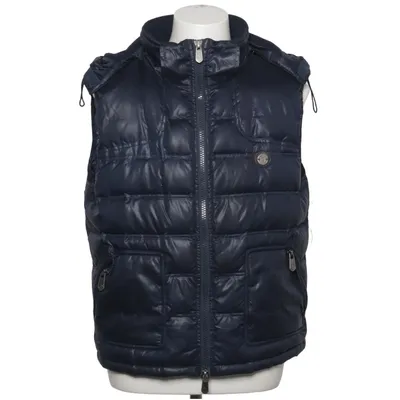 Down vest (Blue) from Arqueonautas Down, Feather, Polyester