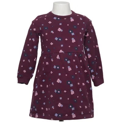 Kleid (Lila, Pink, Blau) von Girls Wear Baumwolle, Recyceltes Polyester