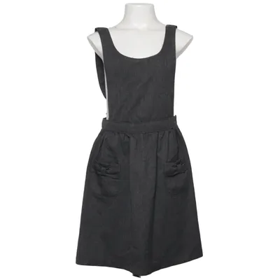 Hängselklänning (Grå) från Next School Återvunnen polyester, Viskos