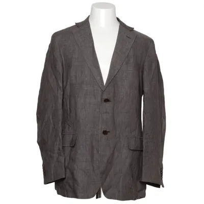 Blazer (Gray) from Z Zegna Cupro, Linen