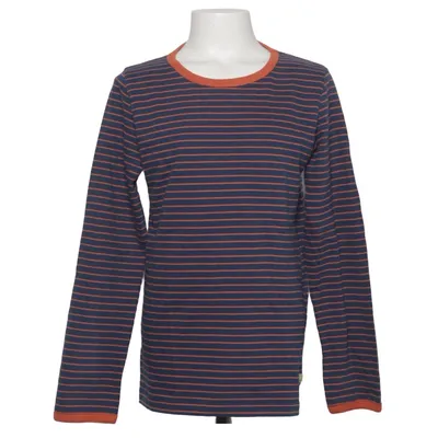 Langarmshirt (Blau, Orange) von Loud + Proud Bio-Baumwolle