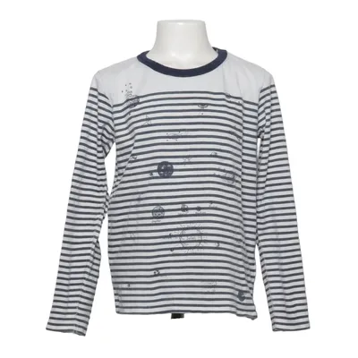 Långärmad t-shirt (Vit, Blå) från Billybandit Bomull, Elastan