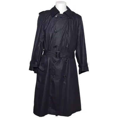 Trench-coat (Bleu) de Yves Saint Laurent Coton, Polyester