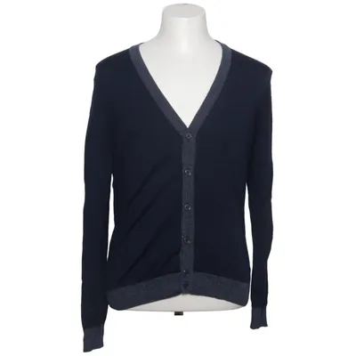 Cardigan (Blue) from Stenströms Merino wool