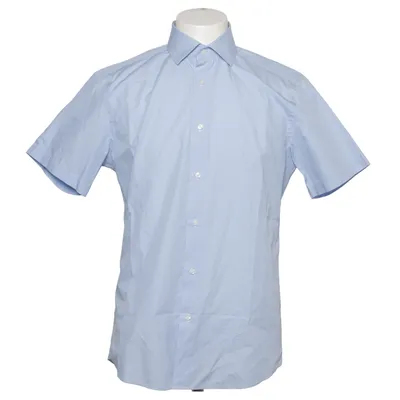 Korte mouwen shirt (Blauw) van Strokesman's Katoen